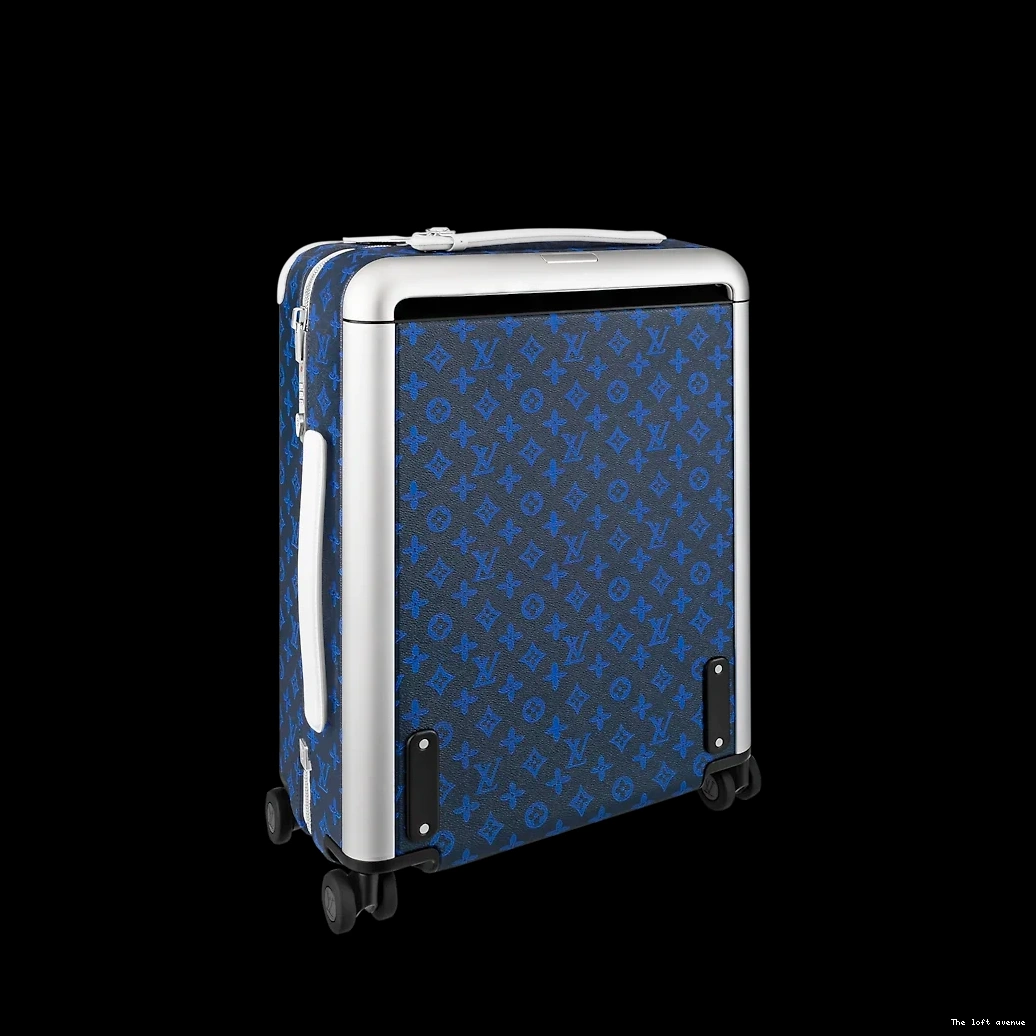 55 CUSTOM 37L HORIZON SUITCASE BLUE MONOGRAM 0823